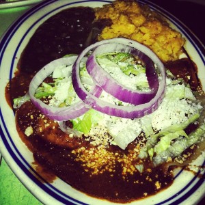 Enchiladas de mole @Cafe Habana
