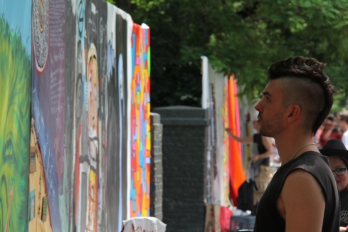 Artista en Tompkins Square Park